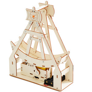 Self-made DIY Wooden Electric Pirate Ship Kit