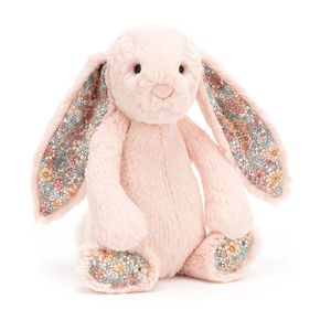 Custom Plush Bunny Soft Toys Stuffed Animals Rabbit Ear with Blossom Pattern Eco-friendly Material OEM for Popular Brands