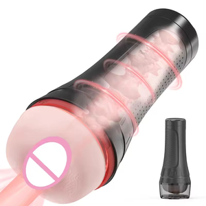 Male Vaginal Masturbation Cup Silicone Toys Props