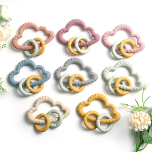 BPA Free Soothing Silicone Baby Teether Cloud Shape