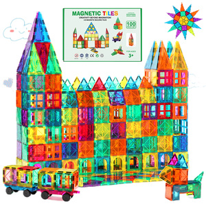 Gemmicc 3D Magnetic Tiles 100Pcs Set Wholesale