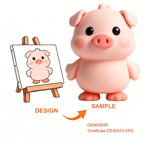 Custom 3D Animal Soft Silicone Teething Toy
