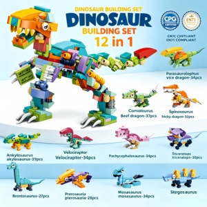 Dinosaur DIY Model Building Block Set