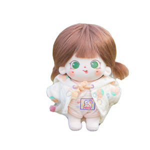 Low MOQ Fashionable Plush Figure Doll Custom Anime Plushie Dolls With Removable Clothes