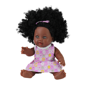 Fashion Black Doll Soft Vinyl Model Toy Inspired by Black Girl Life