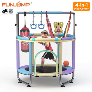 4-in-1 Kids Trampoline 55 Inch
