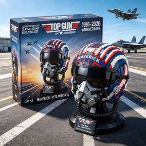 Aviator Flight Helmet ABS Construction Toy Set