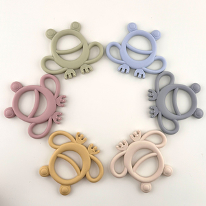 CE BPA Free Animal Baby Teether Sensory Massage Toys